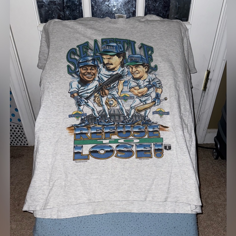 Vintage Shirt - Ken Griffey Jr. x Randy Johnson x Edgar Martinez - Men’s XL